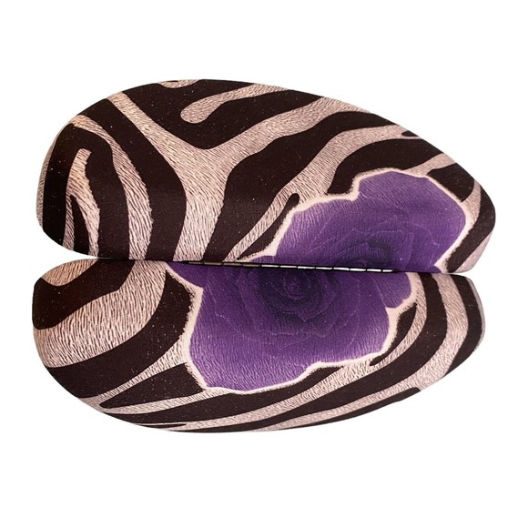 California Accessories Sunglass hard shell Case-purple and black NWT - Picture 3 of 8